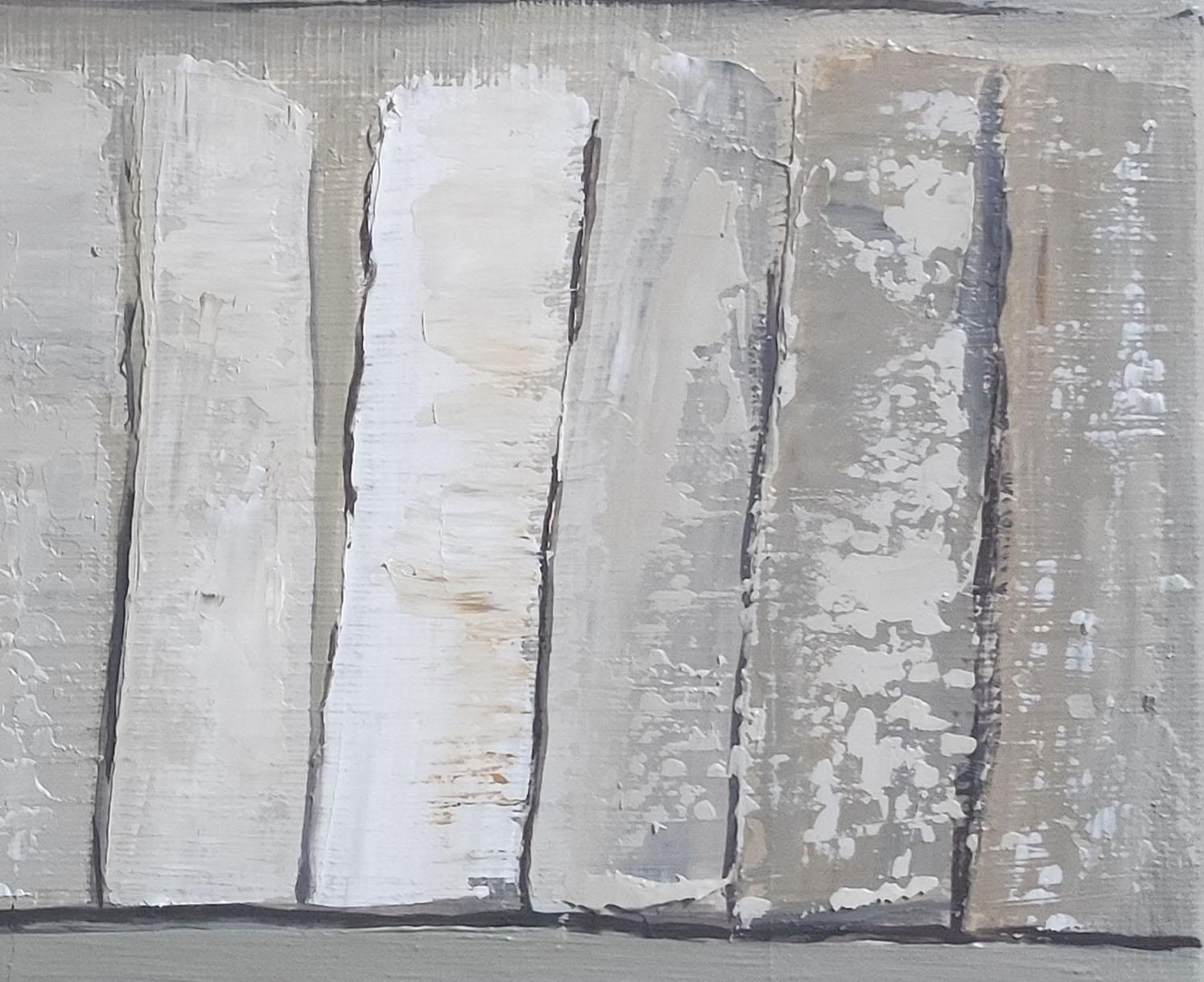 toni di grigio, minimalismo, bianco, astratto, japandi, olio, texture, serie biblioteche 2