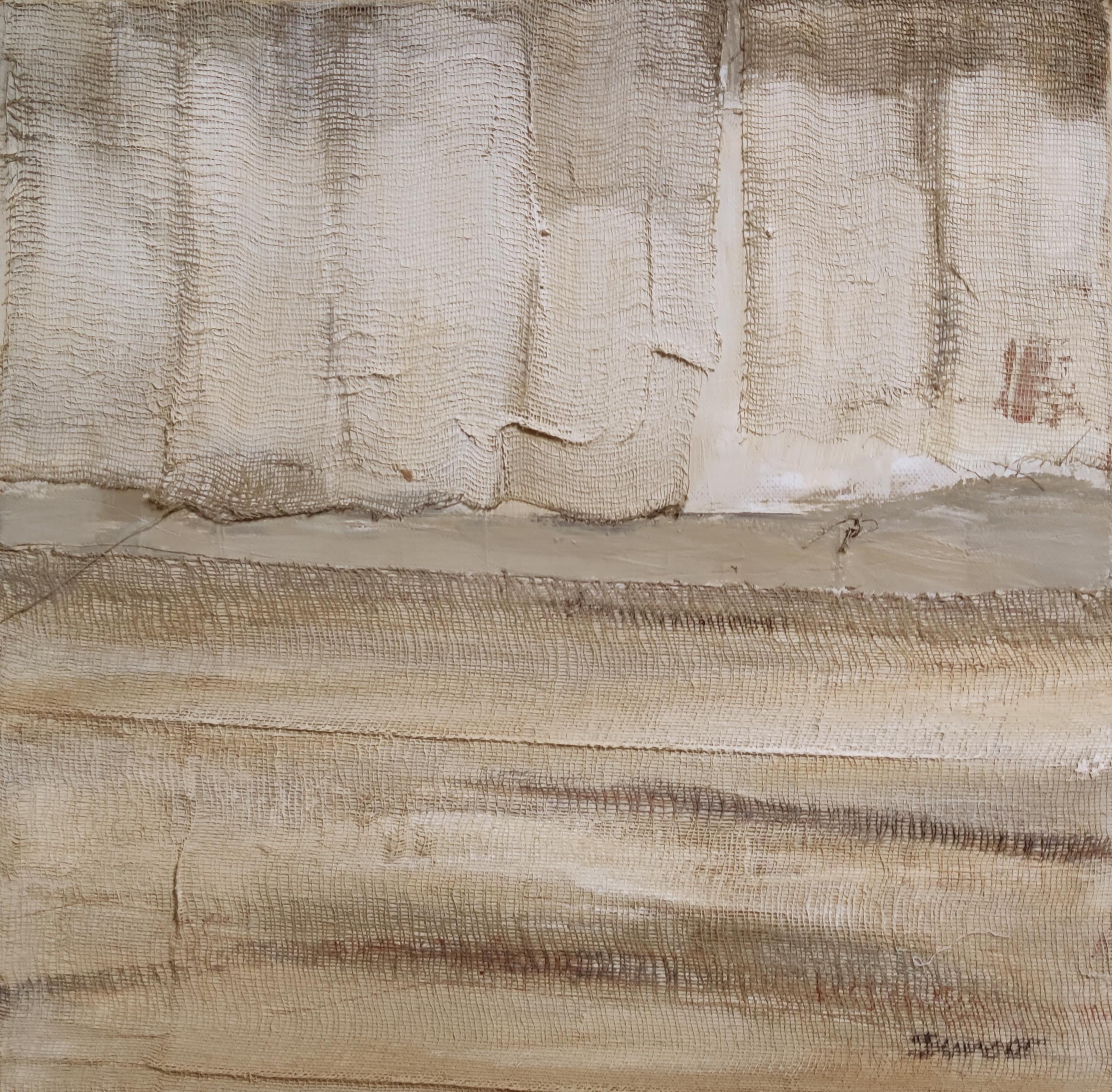 Grimoires, Astratto, Olio e collage su tela, Minimalismo, Espressionismo - Painting di SOPHIE DUMONT