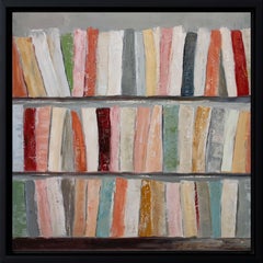 Histoire sans fin, Espressionista astratto, Libri colorati, Biblioteca, Rosa francese