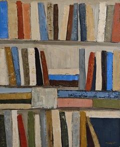 Inspiration – Contemporary Abstract Library, Geometric Painting, Architectural