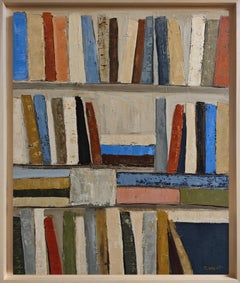 Inspiration – Contemporary Abstract Library, Geometric Painting, Architectural