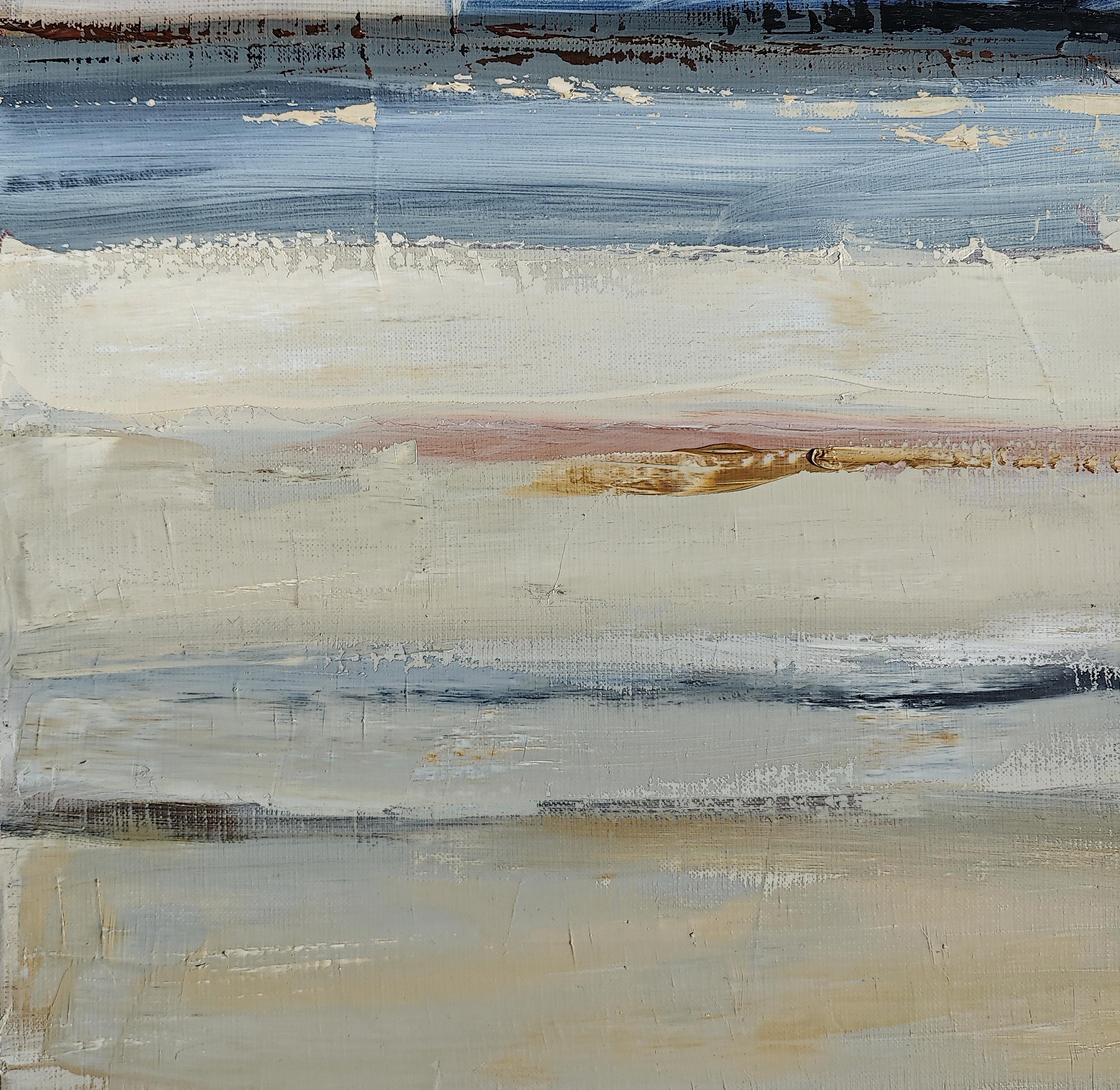 Instant suspendu Paesaggio astratto, mare, spiaggia, contemporaneo moderno francese in vendita 6