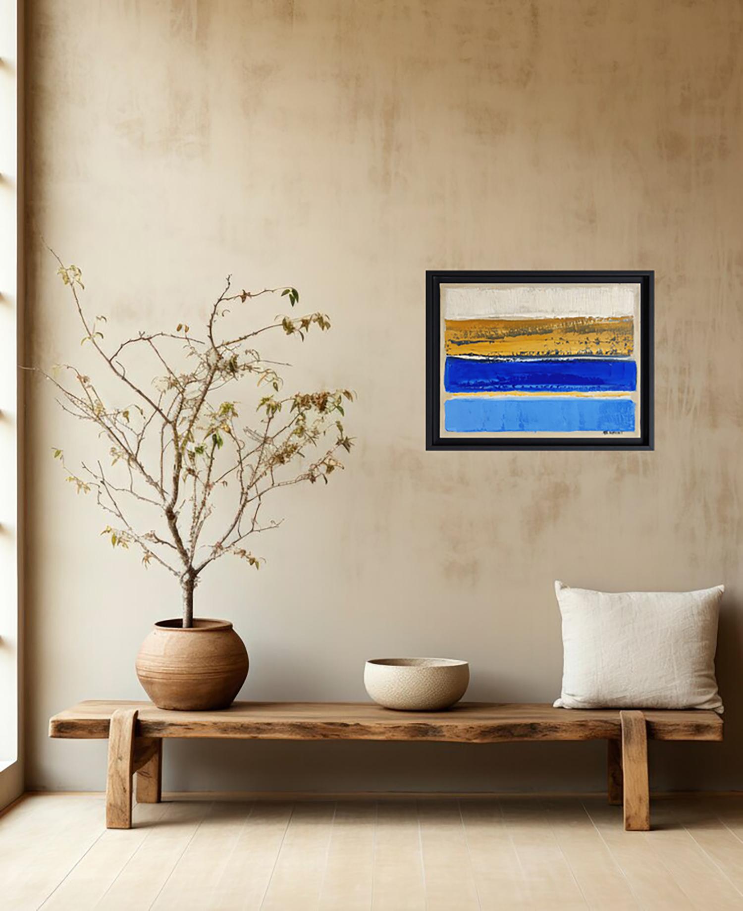 Intemporel, Landleben, Contemporary, Modern French – Painting von SOPHIE DUMONT