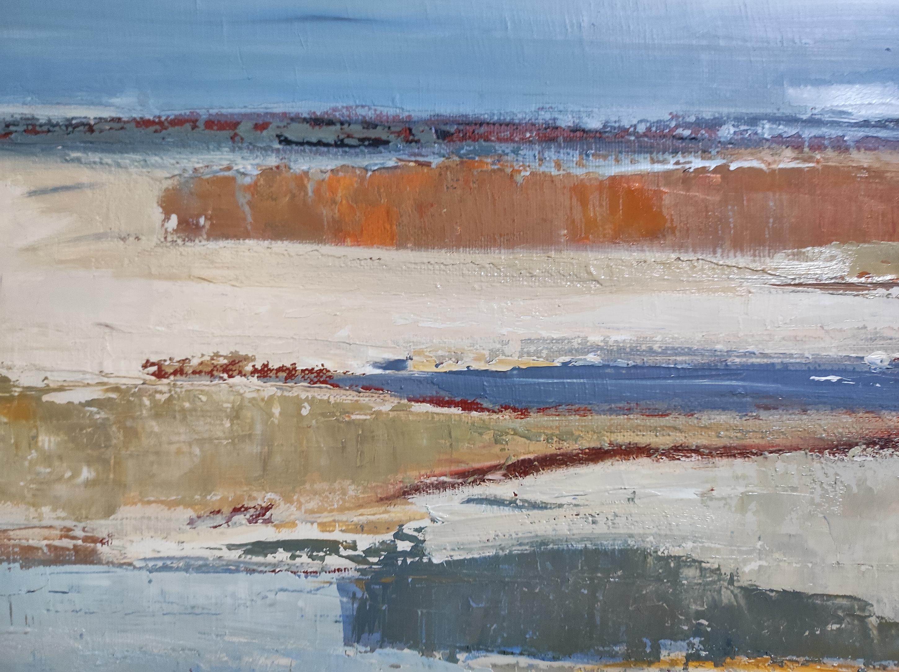 La breche, abstract lanscape, oil on canvas, minimalism, expressionism, textured 4