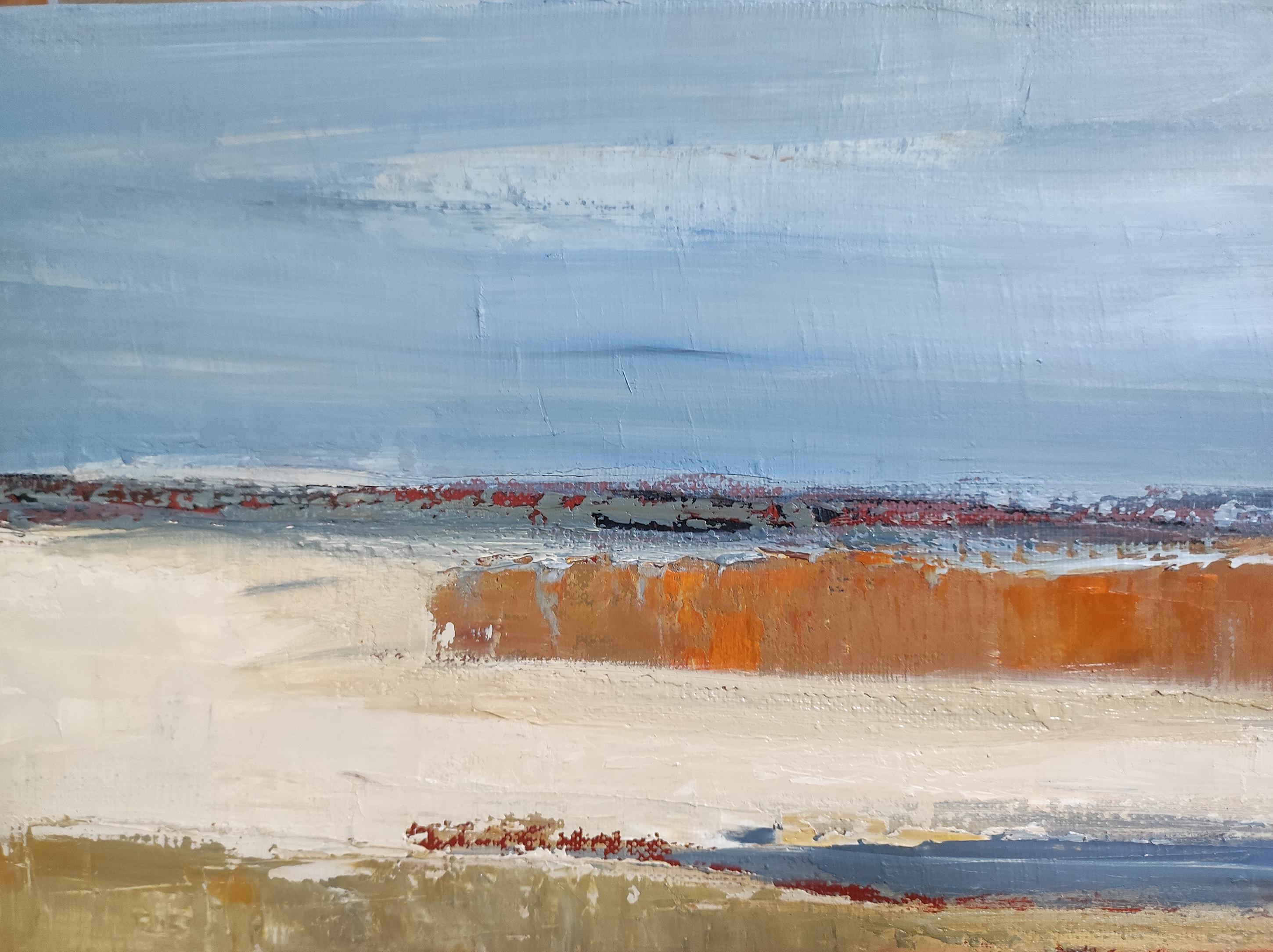 La breche, abstract lanscape, oil on canvas, minimalism, expressionism, textured 6