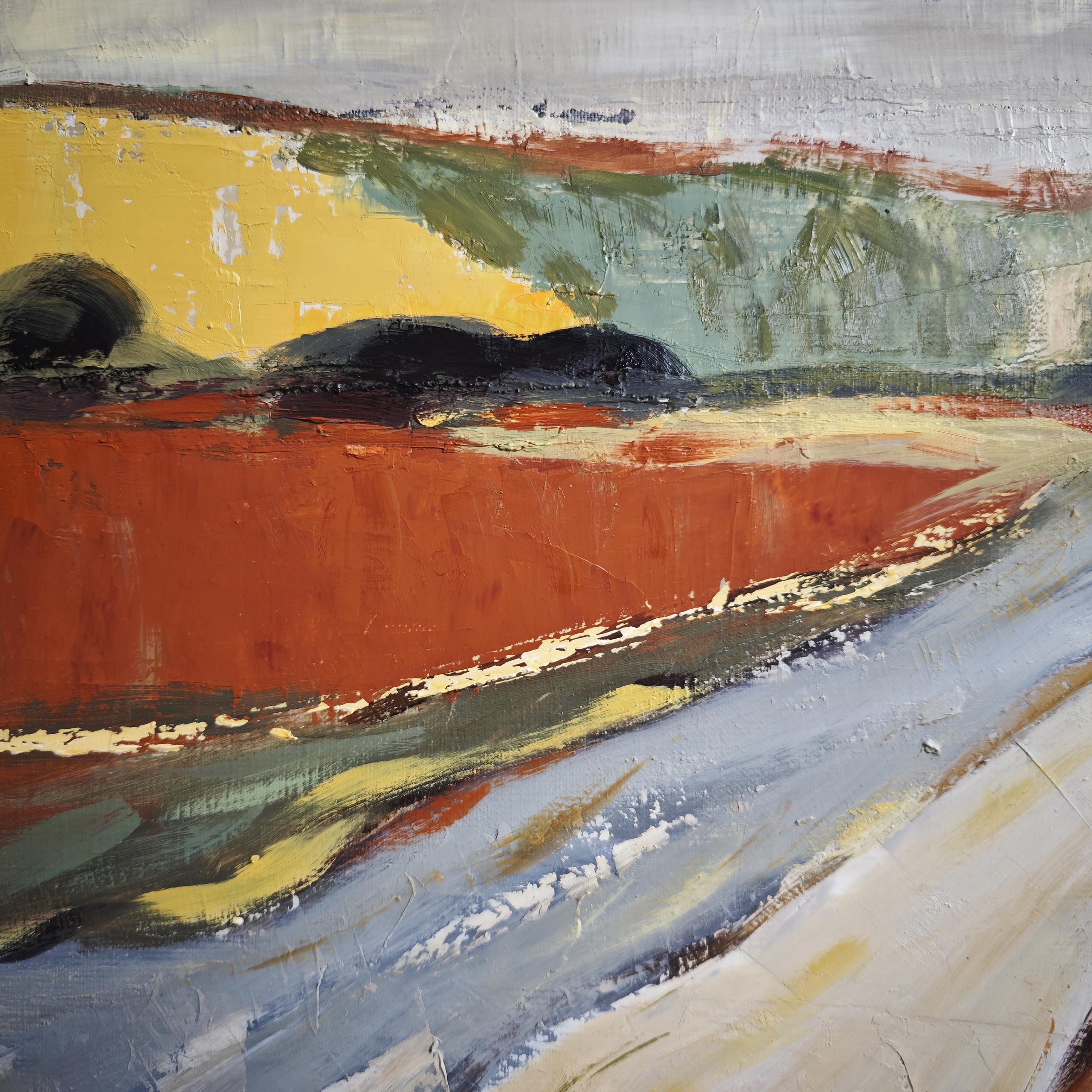 Olio su tela
Dimensioni incorniciate: 57 x 57 cm (22,4 x 22,4 in)
Incorniciato in legno nero o naturale (a tua scelta) - Firmato - Certificato di autenticità - Pronto per essere appeso

In La Route des Saisons, l'artista contemporanea francese