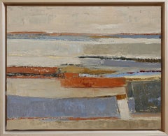 Lacis, Paysage abstrait, Huile sur toile, Art contemporain, Champs,  L'art français