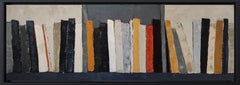 Lignes de pensée, Abstracto, Biblioteca Negra, Expresionismo Contemporáneo, Óleo