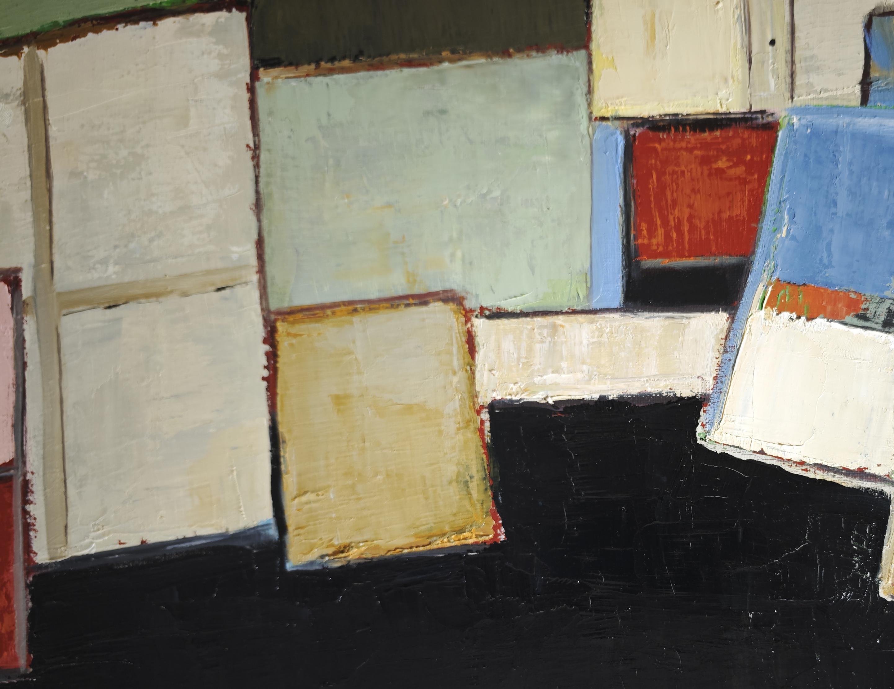 l'Atelier en suspens, Abstrakt, Strukturiert, Geometrisch, Zeitgenössisch, Französische Kunst im Angebot 1