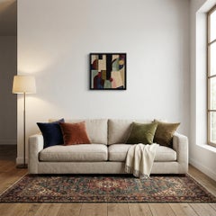 Le passage, quadro geometrico astratto contemporaneo di Sophie DUMONT