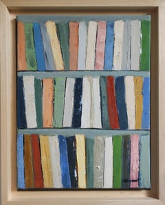Legendes, Multicolor Oil on canvas, Books, Abstract; Contemporary Expressionism