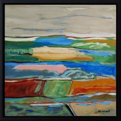 L'Eveil du printemps Paesaggio, Olio, Espressionismo, Multicolore, Francese, Astratto
