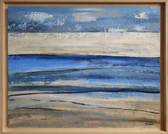 Light of the shore, paysage abstrait, expressionnisme, bord de mer, français, moderne