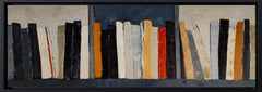 Lignes de pensée, Abstracto, Biblioteca Negra, Expresionismo Contemporáneo, Óleo