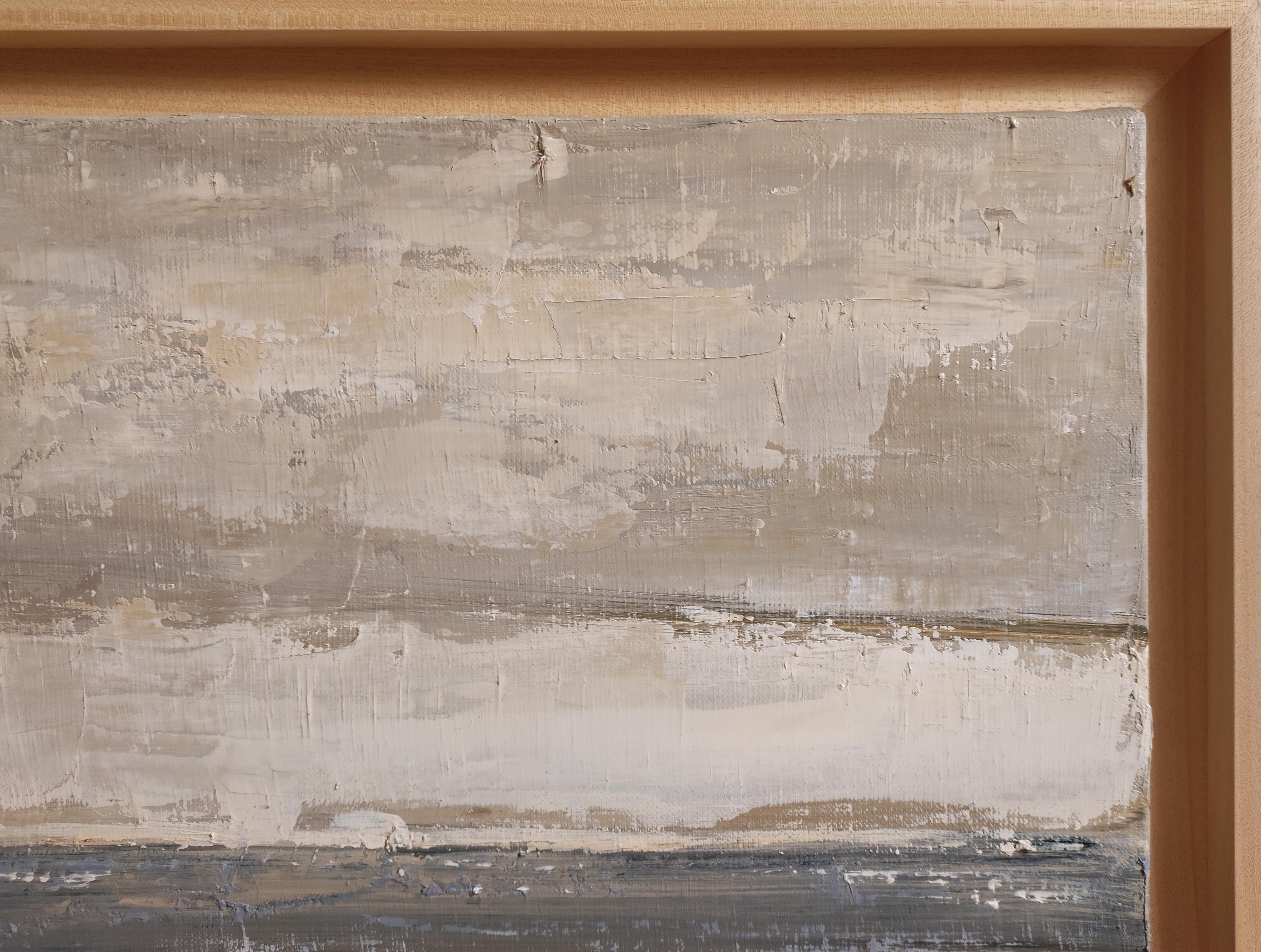 Lignes de rivage, paysage abstrait, texturé, expressionnisme, artiste français en vente 1