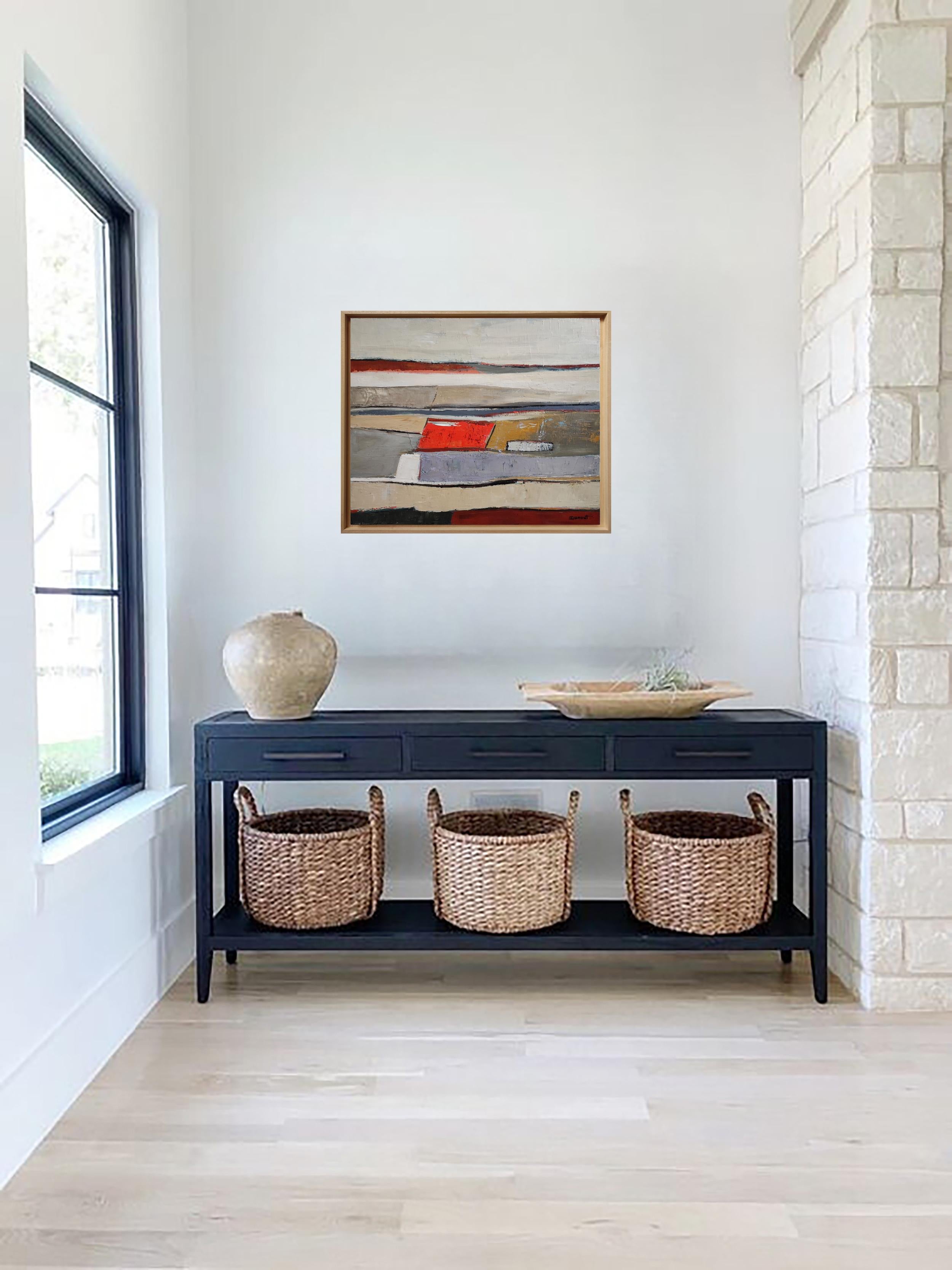 Lisiere interieure, Abstract Landscape, Oil on canvas, Contemporary, French art en vente 3