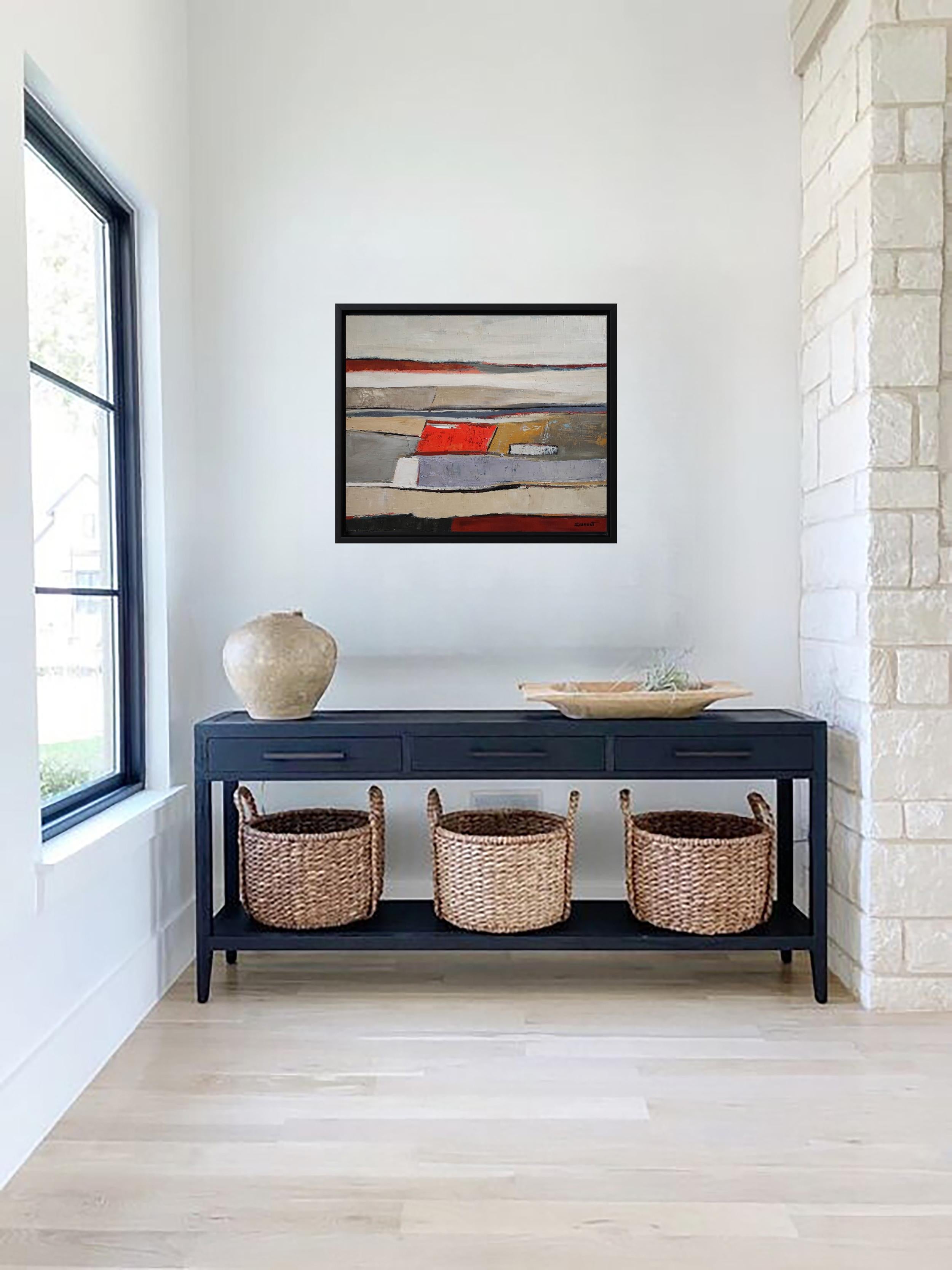 Lisiere interieure, Abstract Landscape, Oil on canvas, Contemporary, French art en vente 4