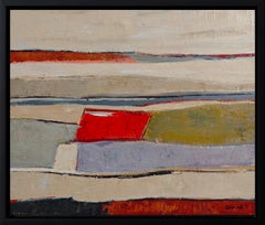 Lisiere interieure, Abstrakte Landschaft, Öl auf Leinwand, Zeitgenössische, Französische Kunst