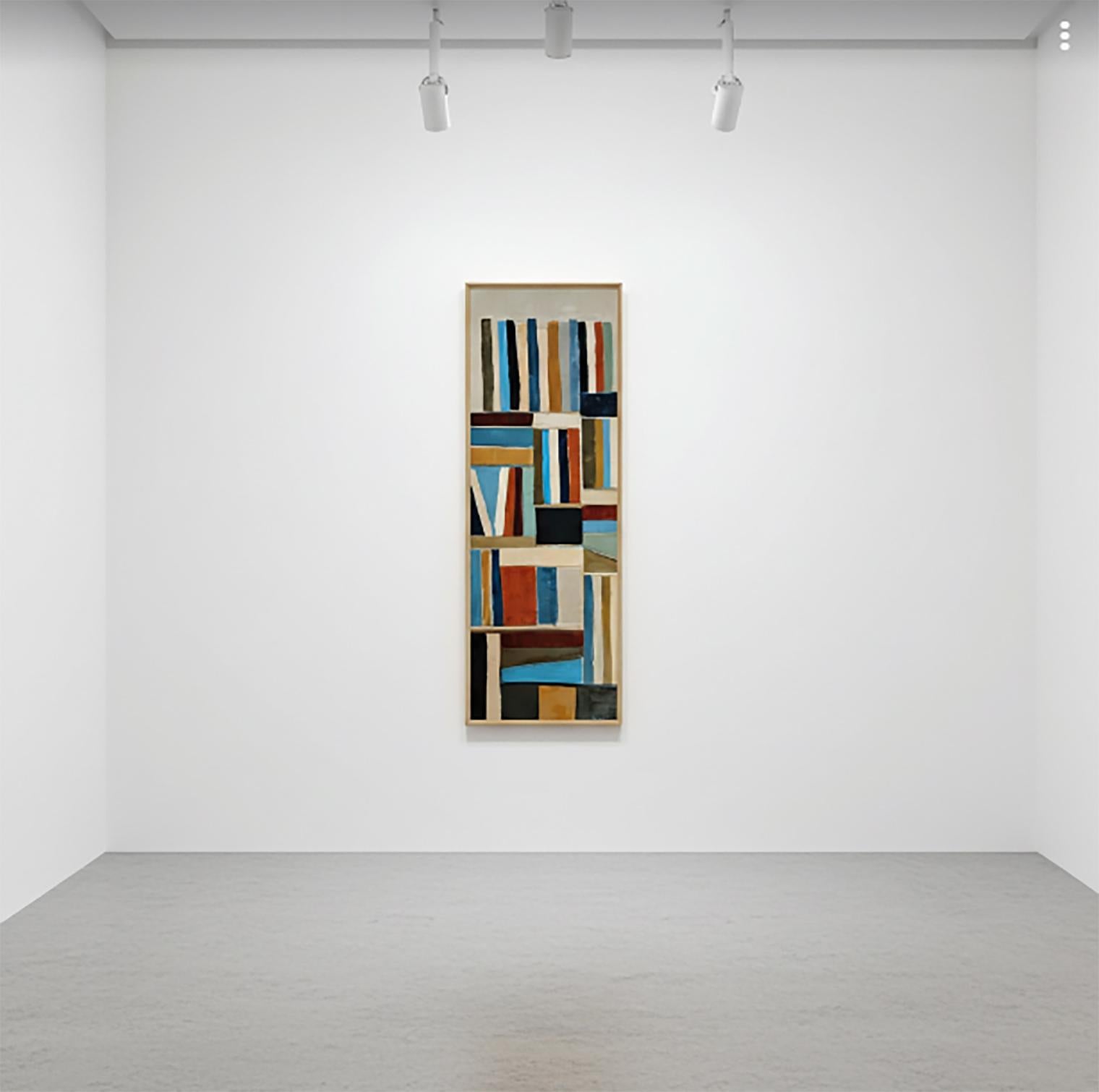 Livres en dialogue, Abstract Library, Expressionism Contemporary, Oil painting For Sale 5