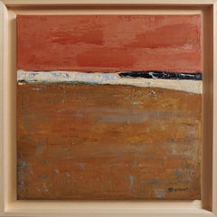 Lueur fauve, Pittura astratta contemporanea di Sophie DUMONT