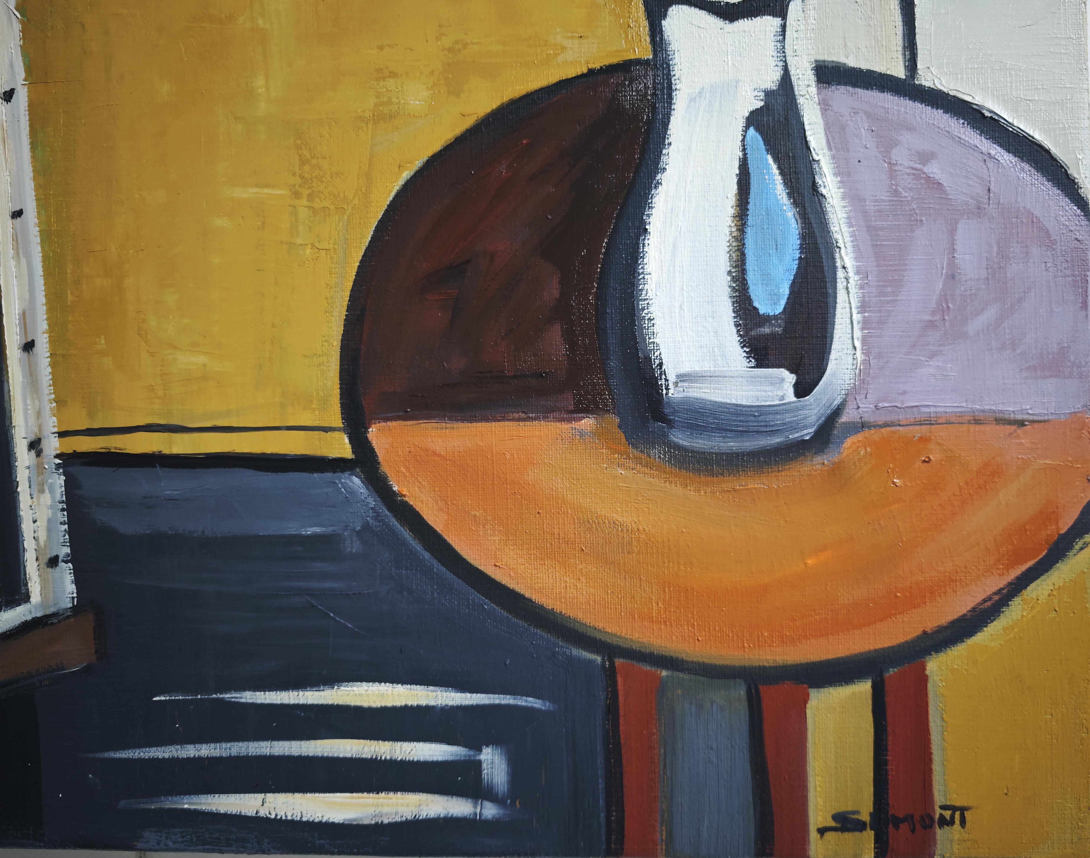Lumiere d'atelier, Estudio de artista, empaste, Abstracto, Expresionismo, Contemporáneo en venta 1