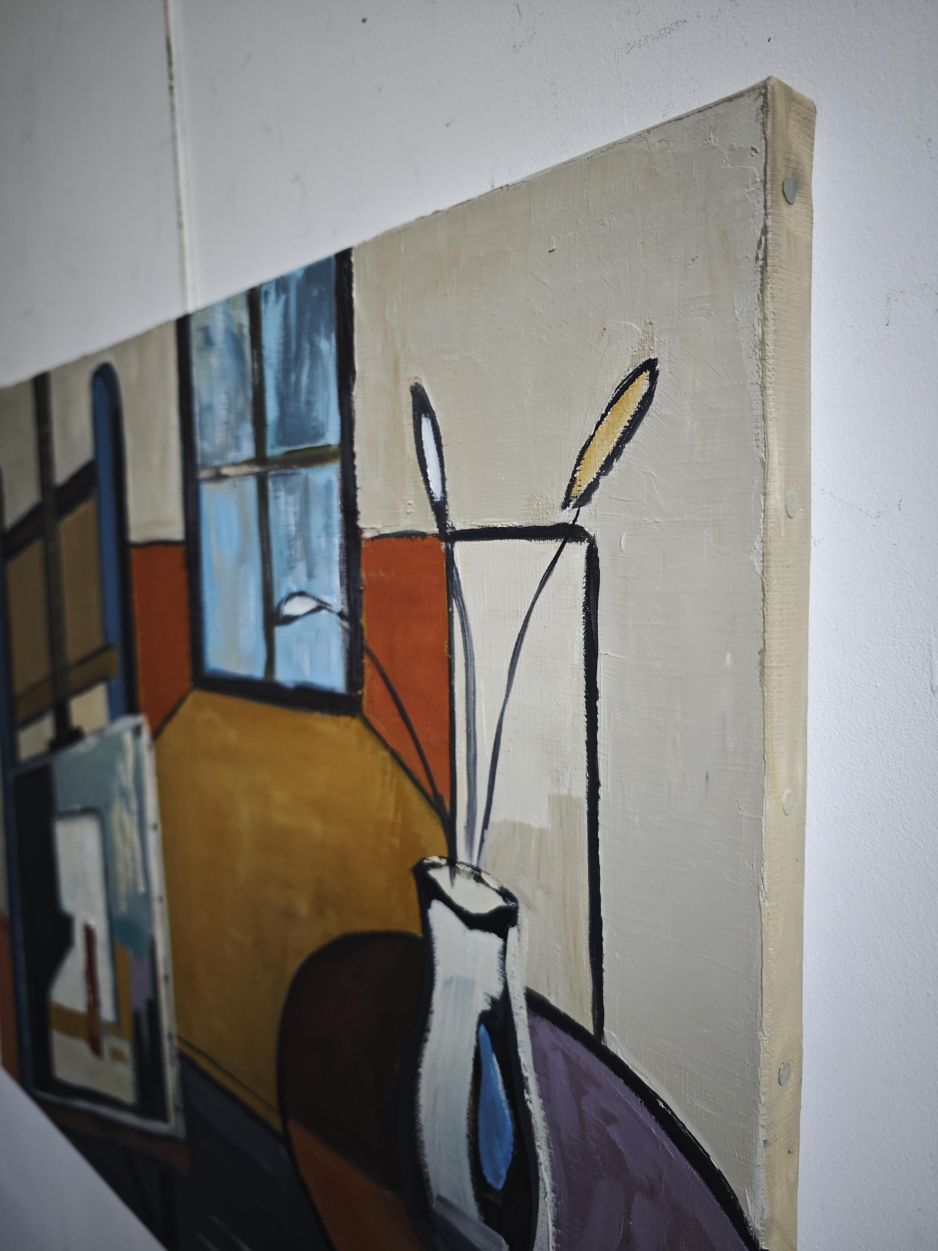 Lumiere d'atelier, Estudio de artista, empaste, Abstracto, Expresionismo, Contemporáneo en venta 2