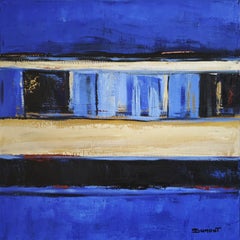 Lumière d'horizon, Abstract oil paint, Expressionism, Contemporary art
