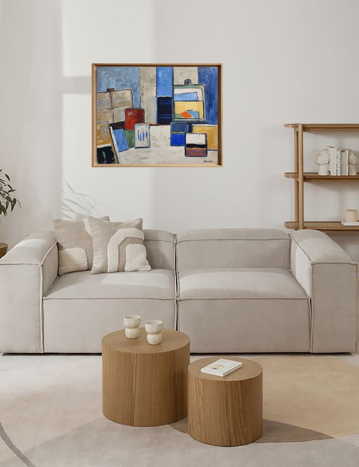 Mémoire d'Atelier, Composizione, Geometrico astratto, Contemporaneo, Cubismo, Francese in vendita 5
