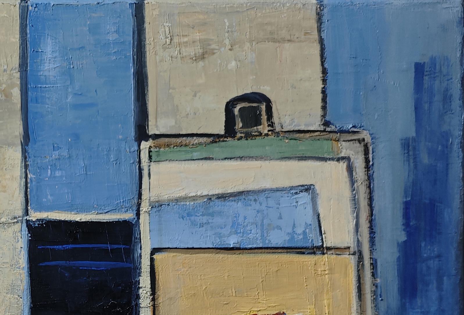 Mémoire d'Atelier, Komposition, Abstrakt Geometrisch, Contemporary, Kubismus, Französisch im Angebot 4