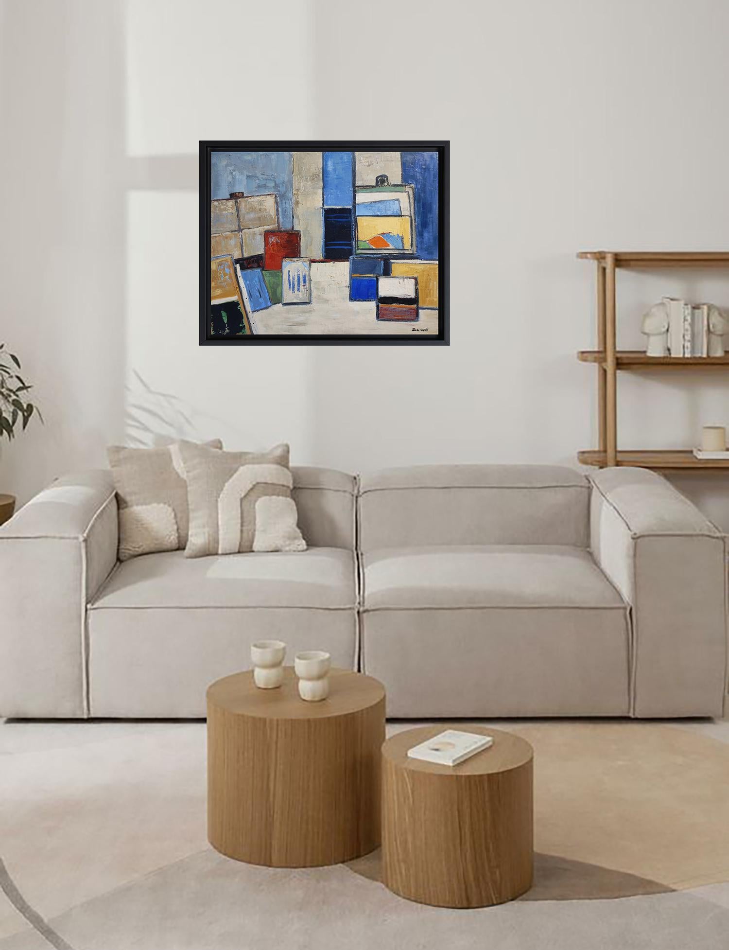 Mémoire d'Atelier, Composizione, Geometrico astratto, Contemporaneo, Cubismo, Francese in vendita 6
