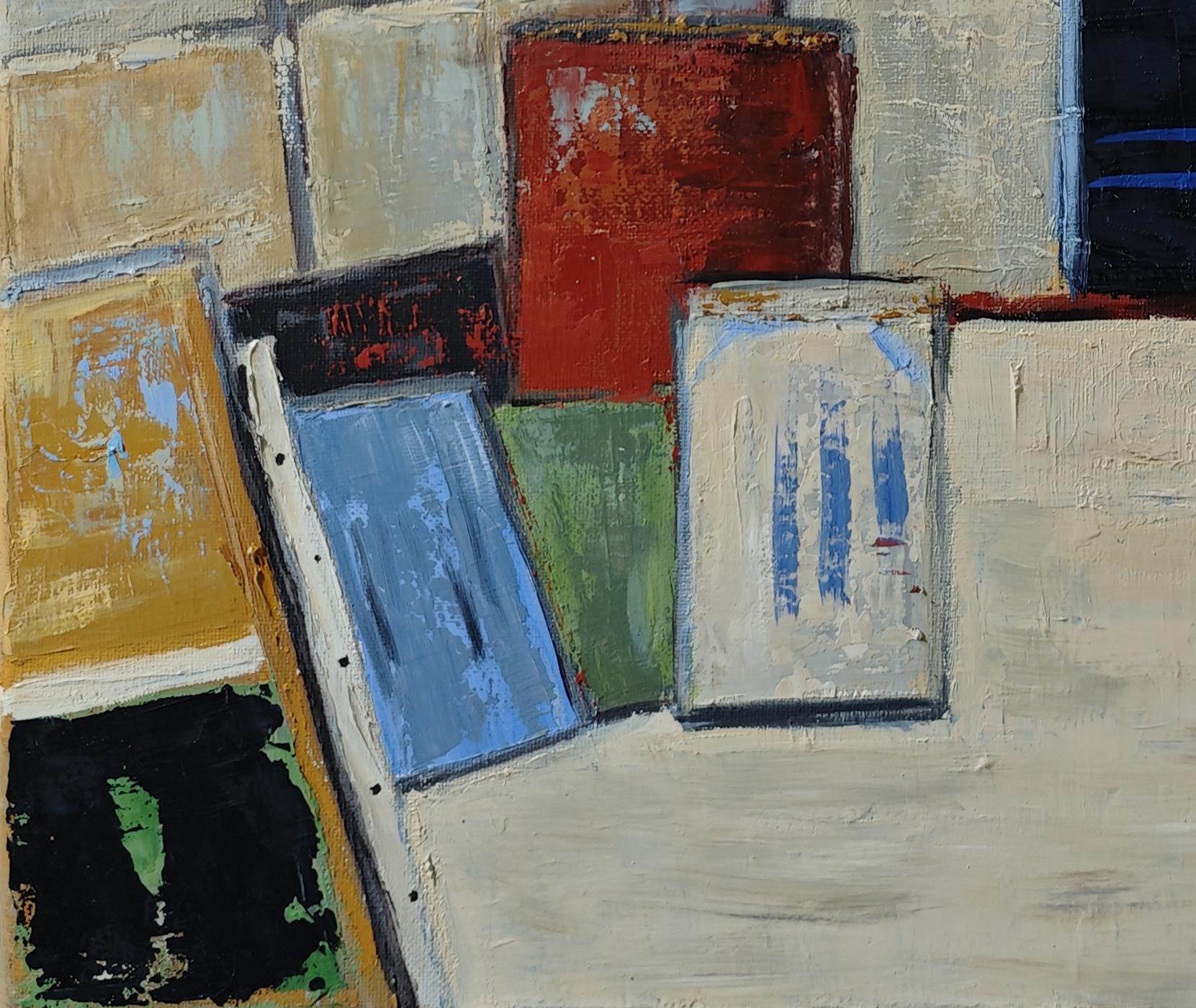 Mémoire d'Atelier, Komposition, Abstrakt Geometrisch, Contemporary, Kubismus, Französisch im Angebot 5