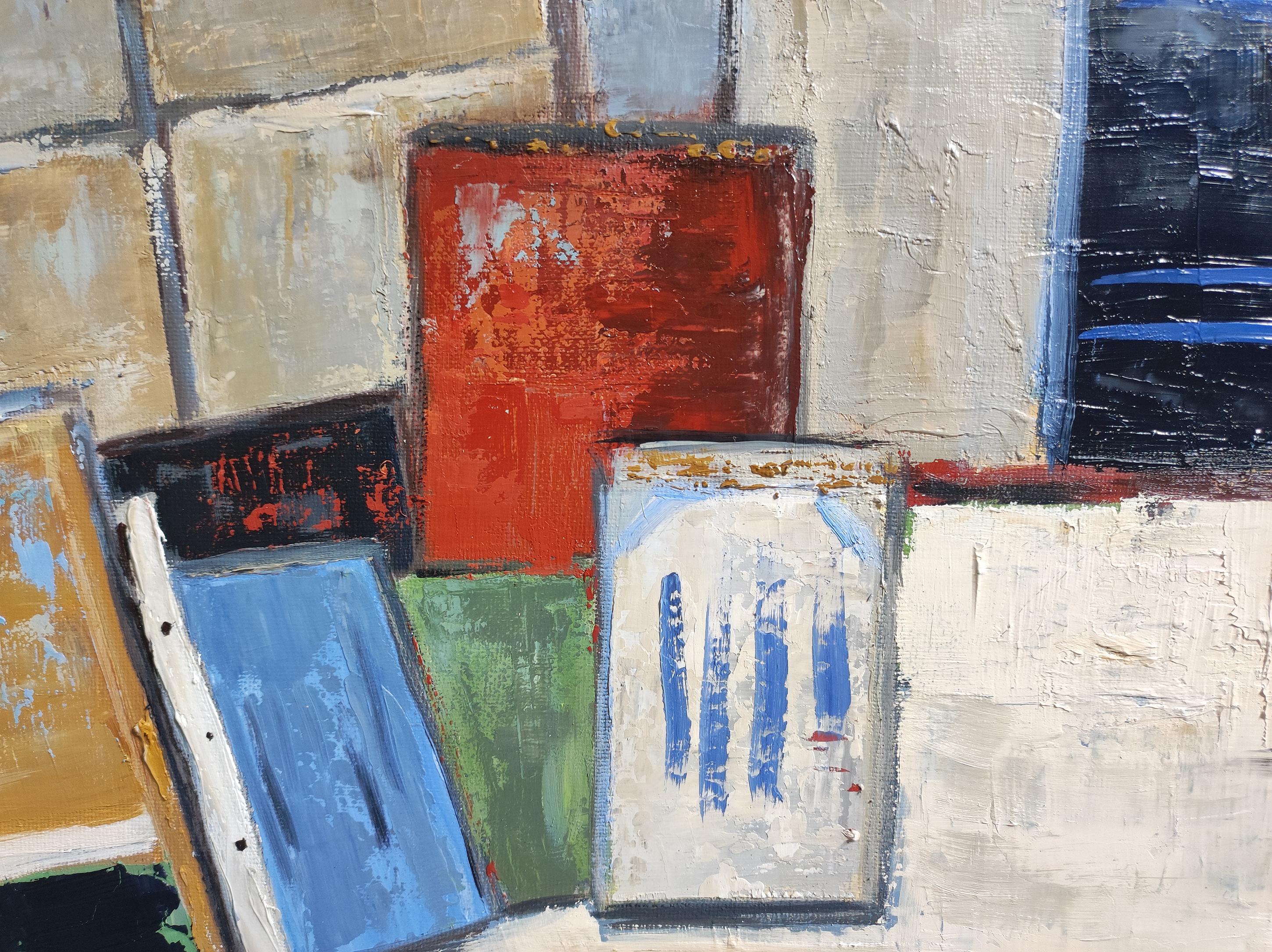 Mémoire d'Atelier, Composizione, Geometrico astratto, Contemporaneo, Cubismo, Francese in vendita 2