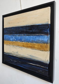 Mémoire du Rivage Peinture abstraite côtière contemporaine de Sophie DUMONT