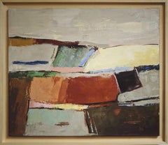 Morphologie d'un paysage— Abstract Landscape, Contemporary, french art, oil art