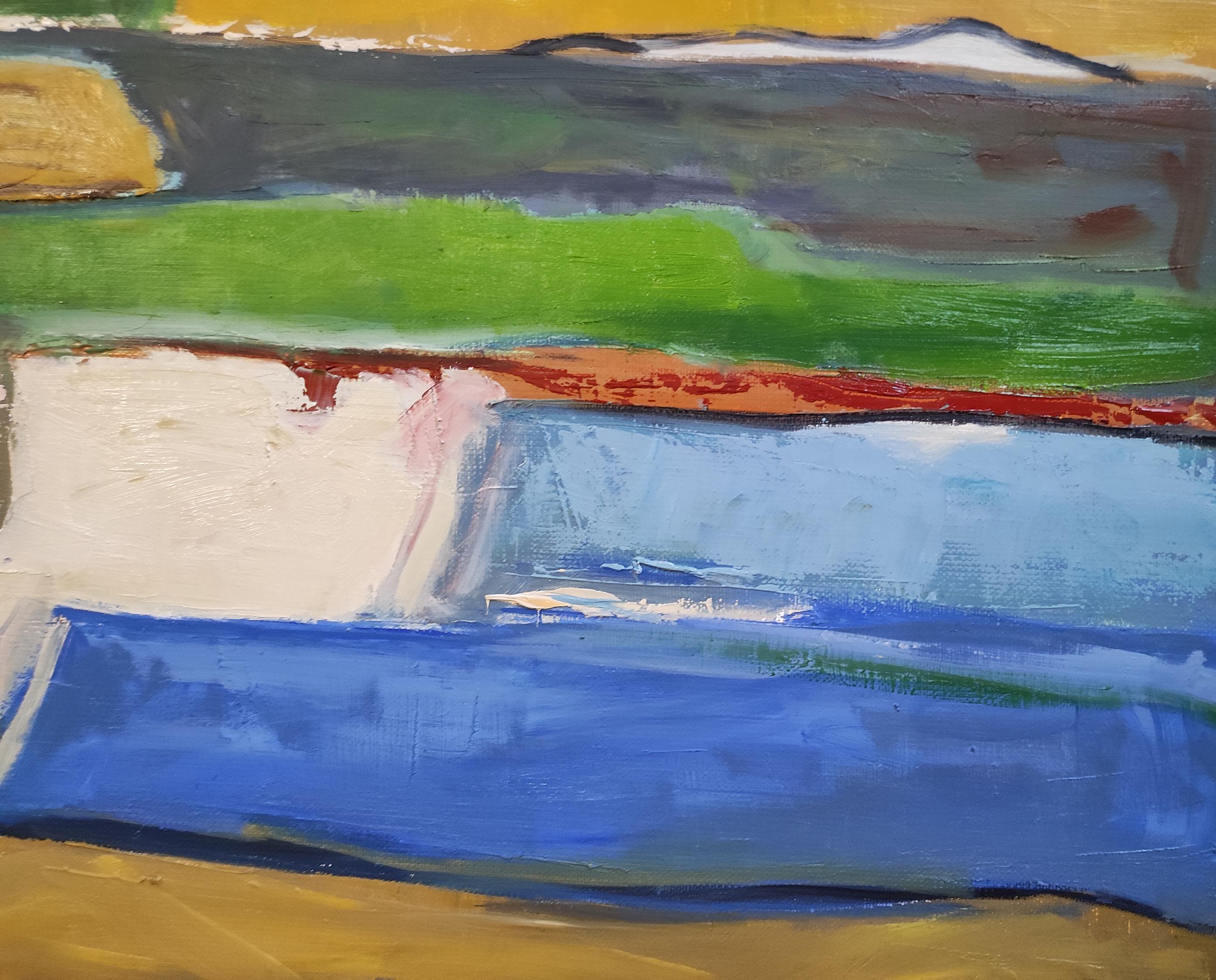 Odyssee Colore, Landschaft, Öl auf Leinwand, Expressionismus, Multicolor, Französisch 2