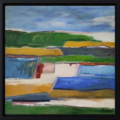 Odyssee Colore, Landschaft, Öl auf Leinwand, Expressionismus, Multicolor, Französisch