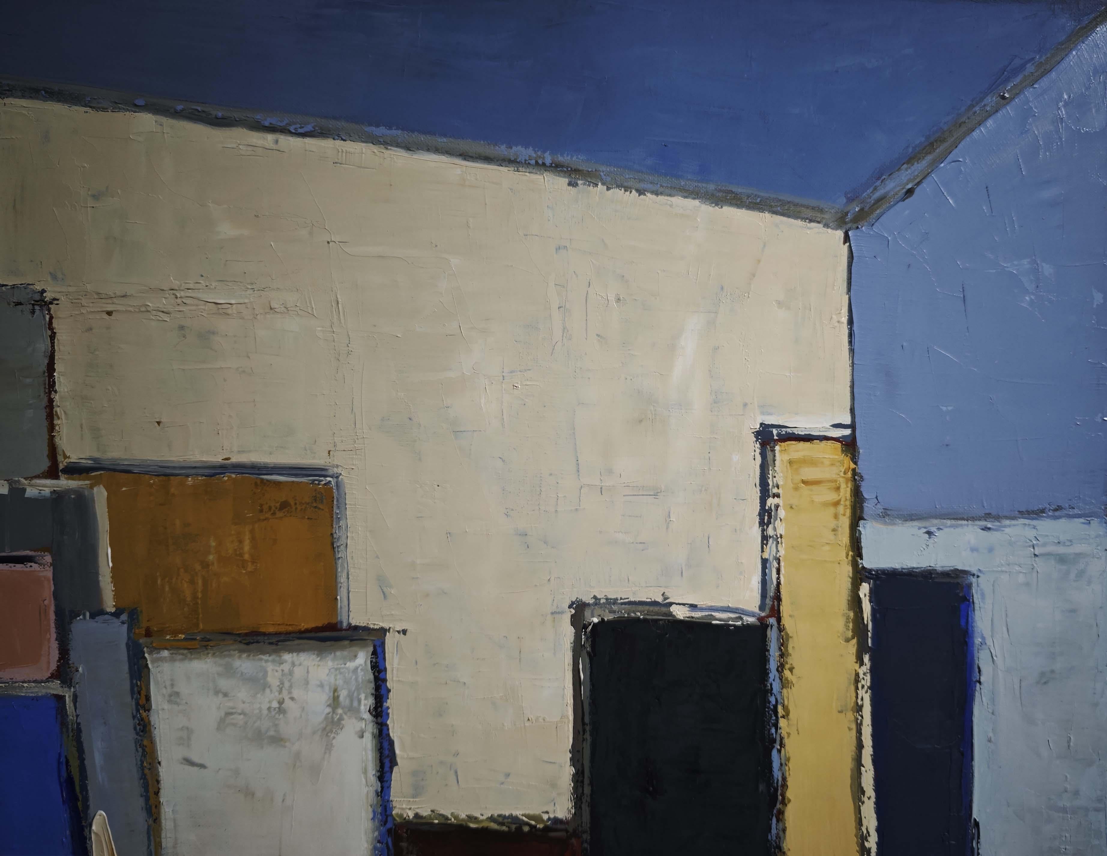 Creado por un artista francés contemporáneo reconocido por su refinado enfoque de la materia y la abstracción, este cuadro refleja una profunda exploración de la memoria, el silencio y el tiempo a través del lenguaje de la textura. Arraigada en las