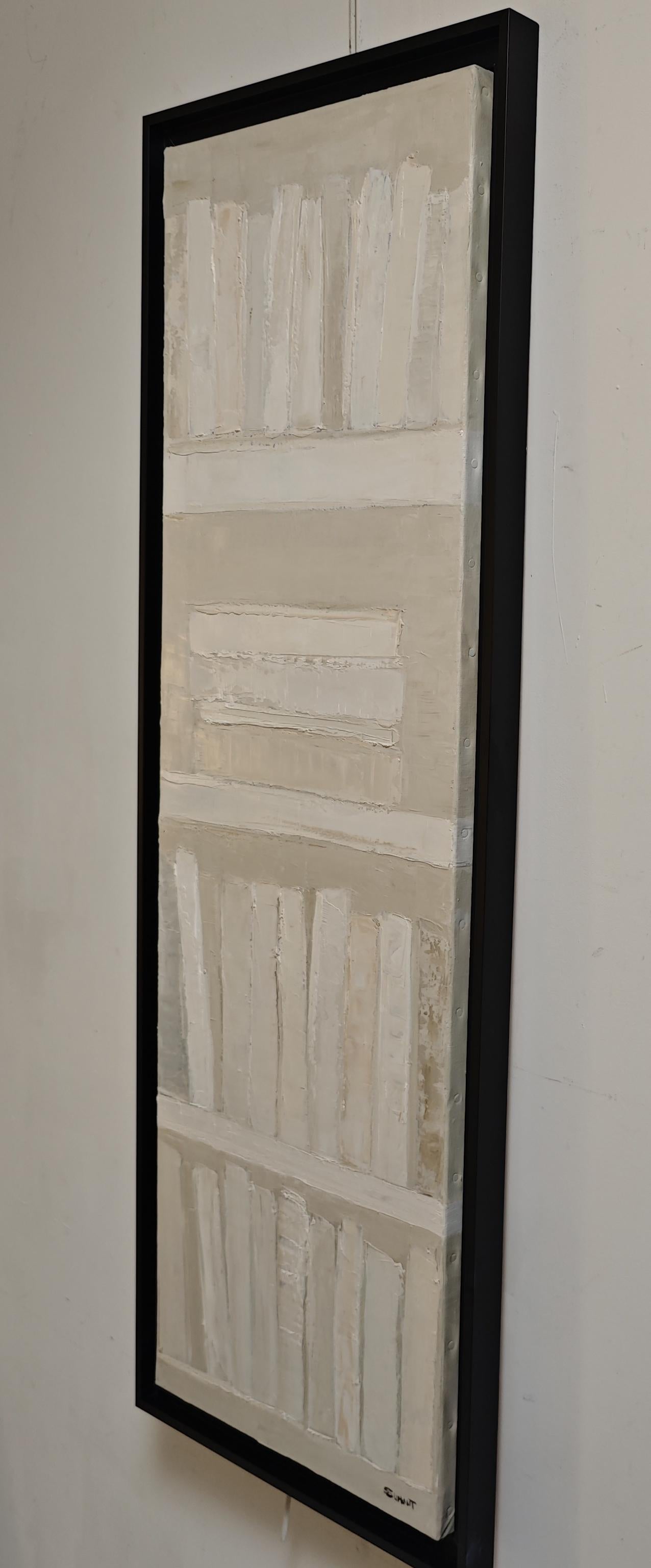Pagine, Trittico, Astratto, Biblioteca, Libri, Espressionismo, Texture, Contemporaneo in vendita 6