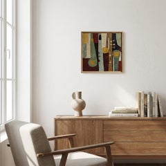 Partition, Contemporary Abstract Painting by Sophie Dumont