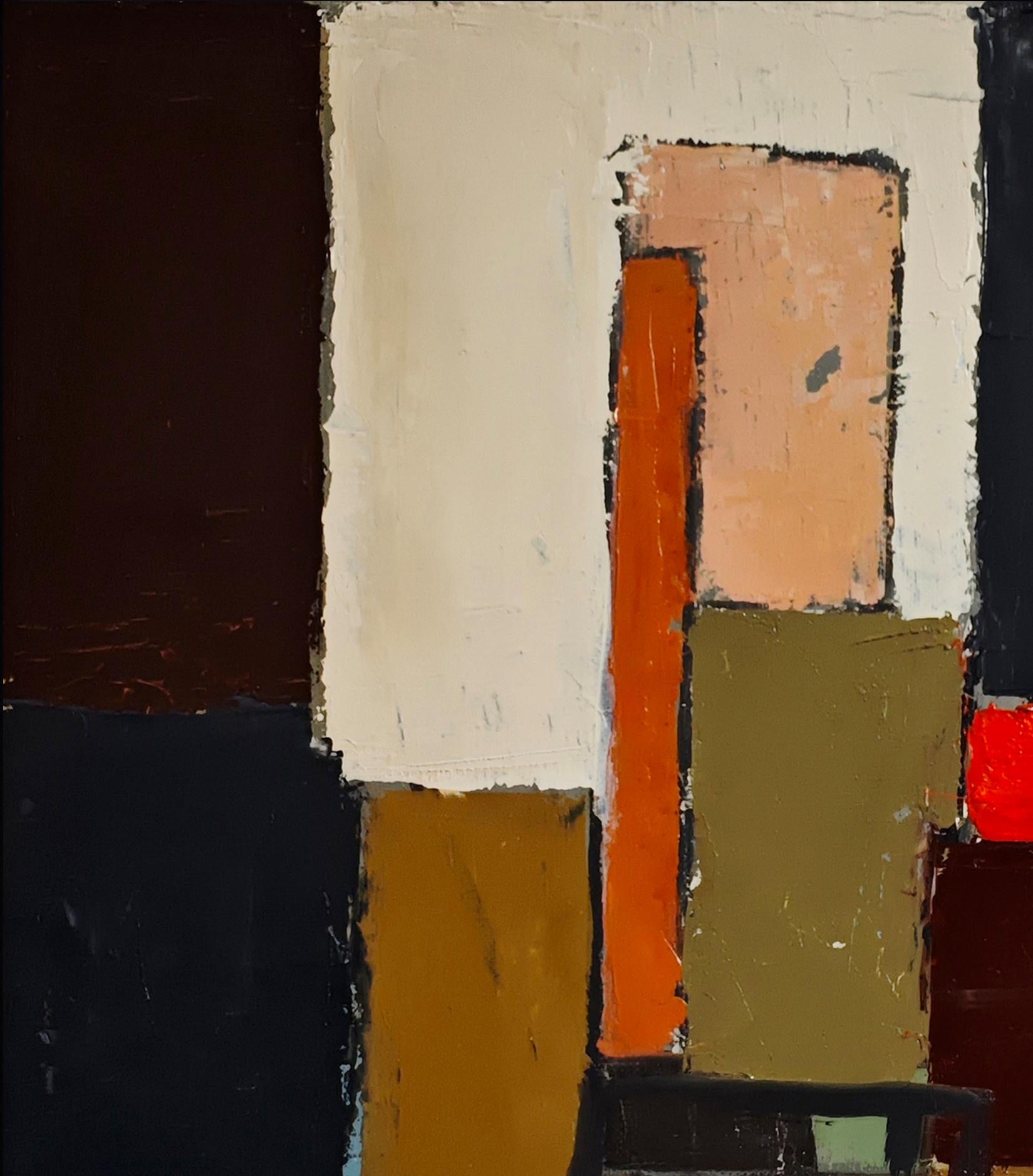Partition interieure,  Still life, Abstract workshop oil, expressionism, french For Sale 4
