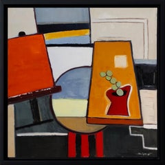 Pausa artística : Estudio A, Naturaleza muerta, Cubismo contemporáneo, Francés