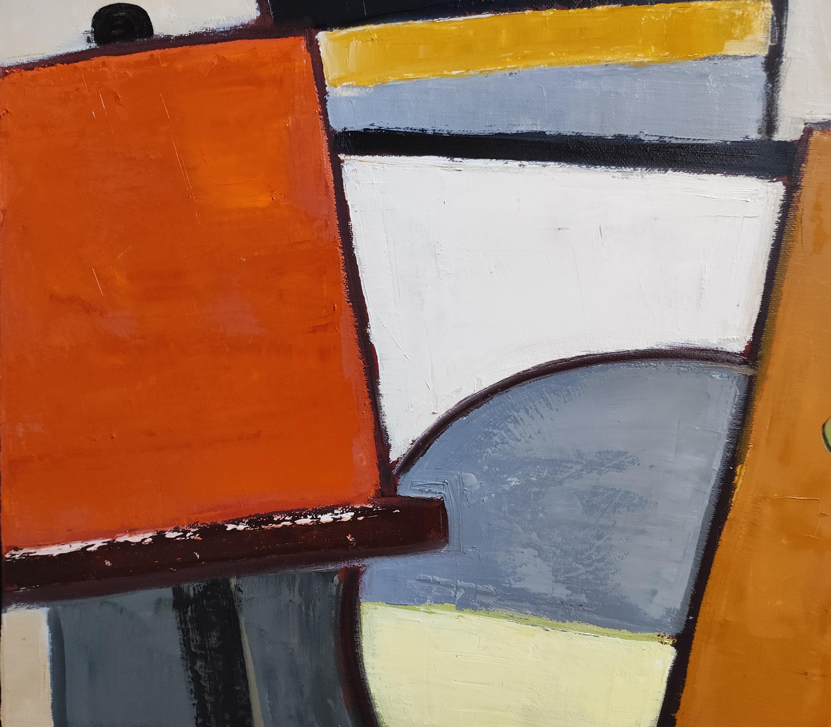 Pausa artística : Estudio A, Naturaleza muerta, Cubismo contemporáneo, Francés en venta 3