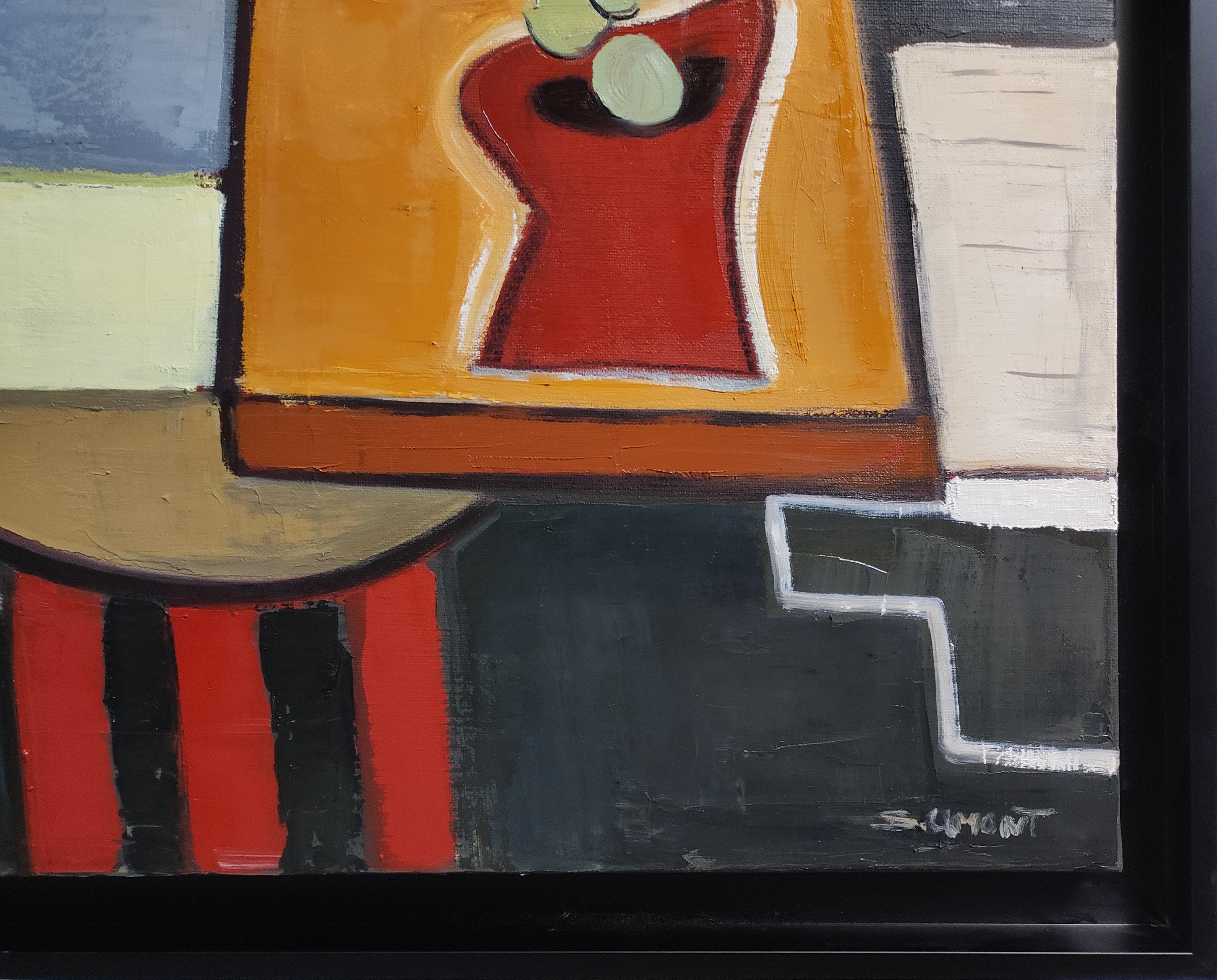 Pausa artística : Estudio A, Naturaleza muerta, Cubismo contemporáneo, Francés en venta 4