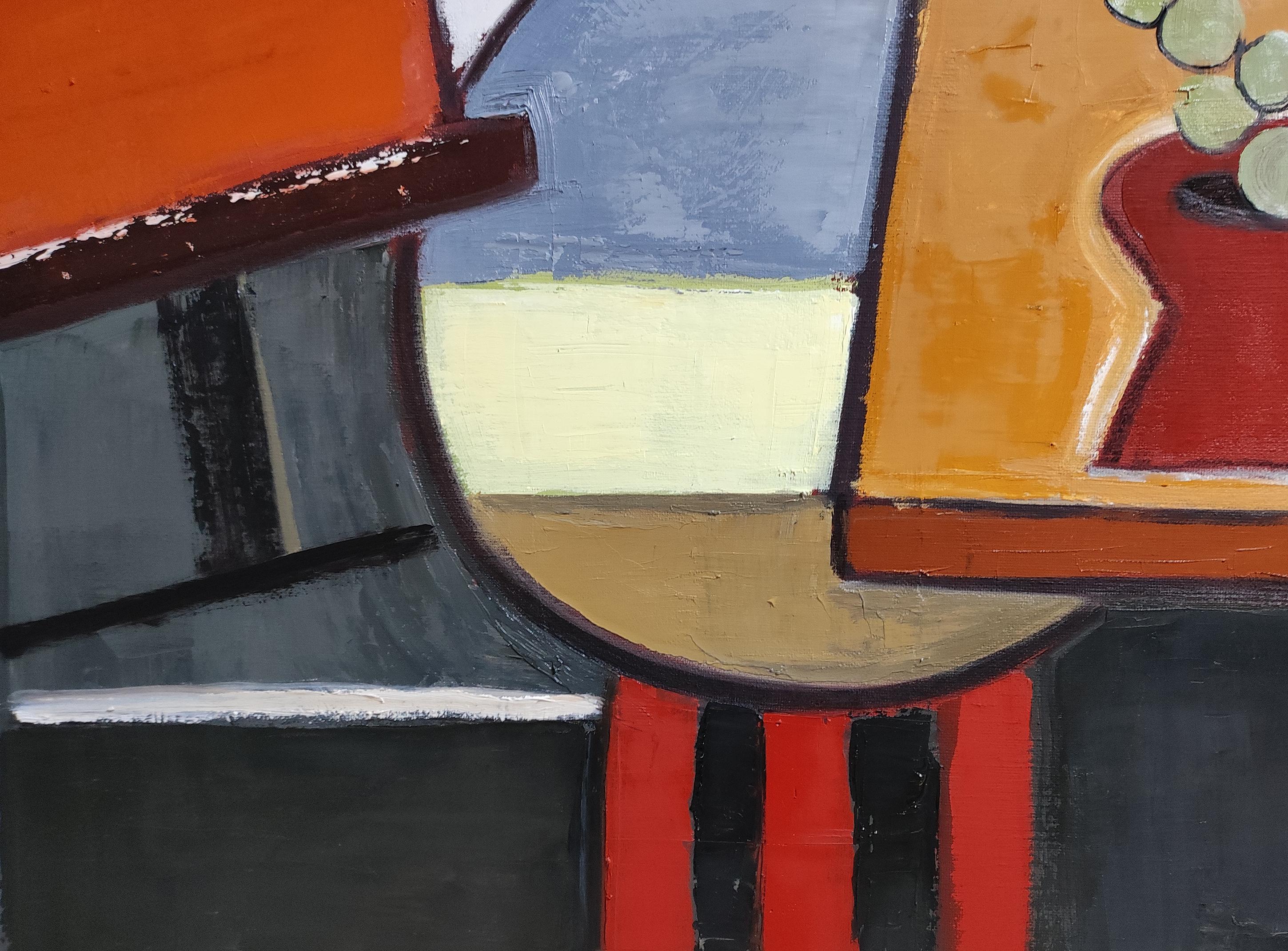 Pausa artística : Estudio A, Naturaleza muerta, Cubismo contemporáneo, Francés en venta 5