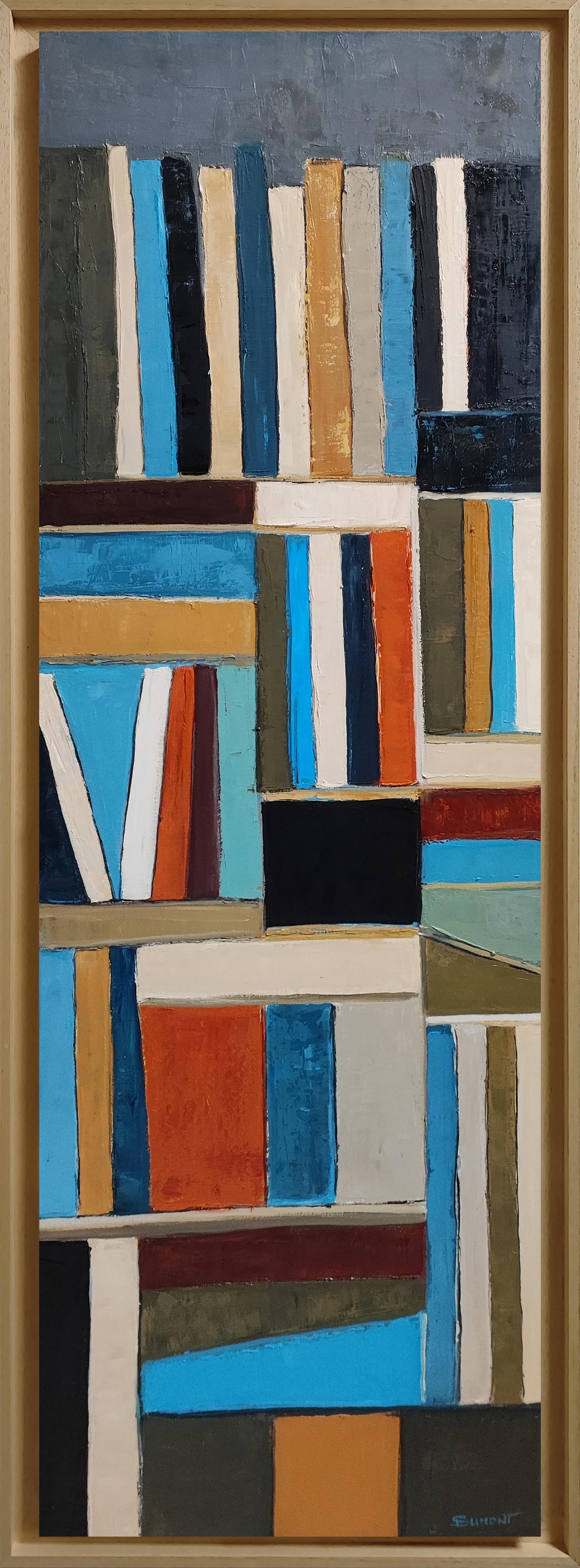 Abstract Painting de SOPHIE DUMONT - Pensées en construction, Abstract Library, Large geometric Contemporary, 2026