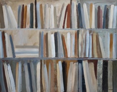 Poesie Intérieure, Öl auf Leinwand Abstrakte Bibliothek, texturiert, signiert, 2026