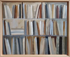 Poesie Intérieure, Öl auf Leinwand Abstrakte Bibliothek, texturiert, signiert, 2026