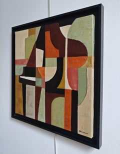 Polyphonie, Contemporary Abstract Geometric Painting by Sophie Dumont