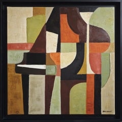 Polyphonie, Contemporary Abstract Geometric Painting by Sophie Dumont