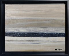 Quiet contrast,  Abstract Seaside, Contemporary, Modernism, French, oil canvas